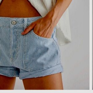 We The Free Free People Beginner’s Luck Railroad Stripe Slouch.